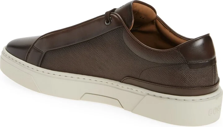 Gary Textured Leather Low Top Sneaker - Image 2