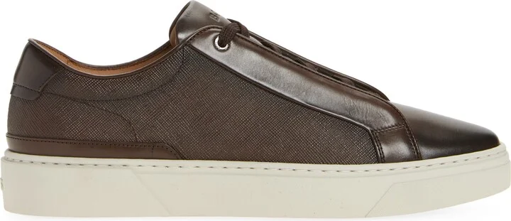 Gary Textured Leather Low Top Sneaker - Image 3