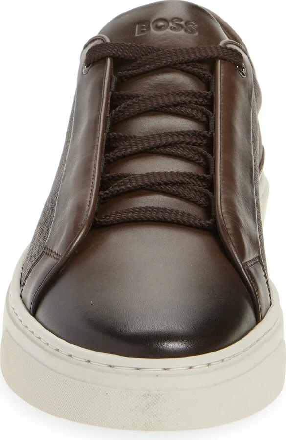 Gary Textured Leather Low Top Sneaker - Image 4