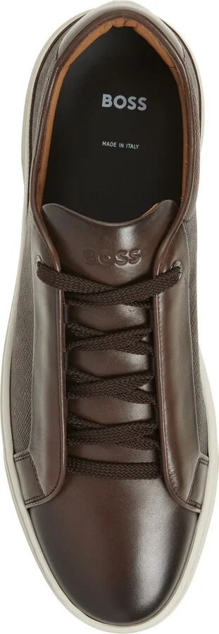 Gary Textured Leather Low Top Sneaker - Image 5