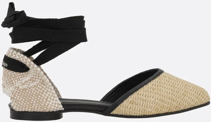 Gasby/104 Ballerinas In Raffia And Juta