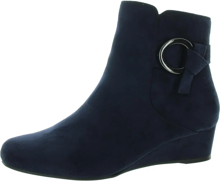 Gasha Womens Faux Suede Booties