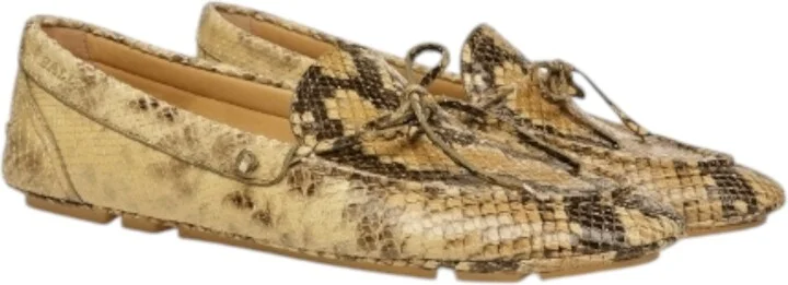 Gaspar 6304341 Men's New Rhu Snake Print Goat Leather Loafers