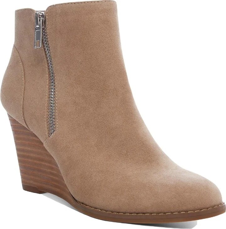 Gates Womens Padded Insole Round Toe Ankle Boots