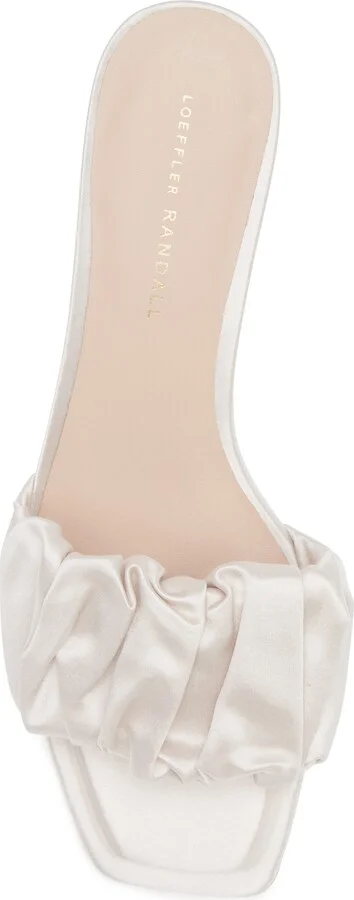 Gathered Band Kitten Heel Sandal - Image 5