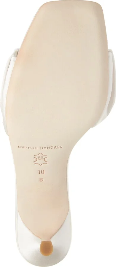 Gathered Band Kitten Heel Sandal - Image 6