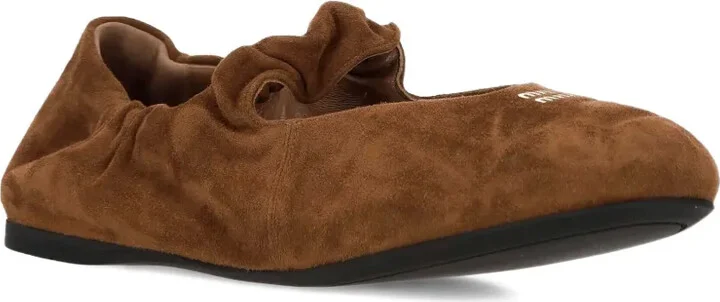 Gathered-Front Ballet Flats - Image 2