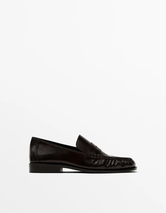 Gathered Penny Loafers - Image 2
