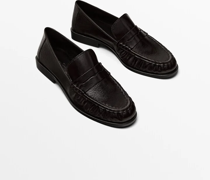 Gathered Penny Loafers - Image 3