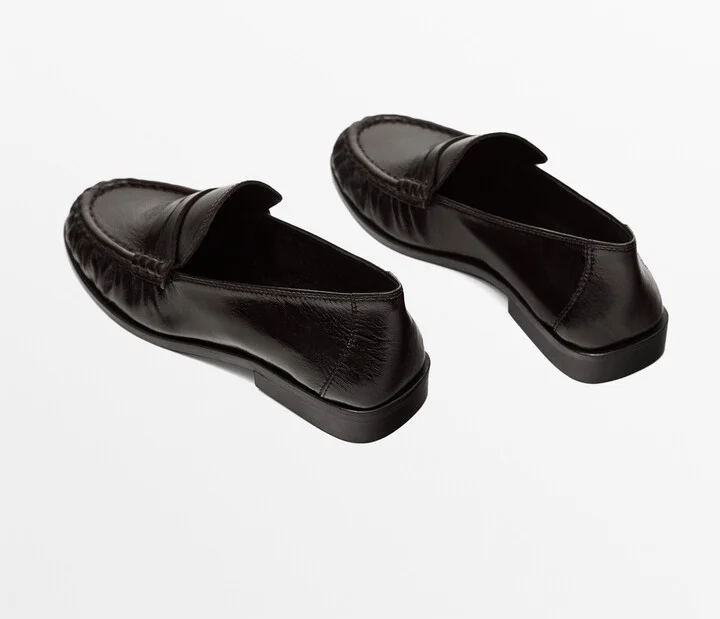 Gathered Penny Loafers - Image 4