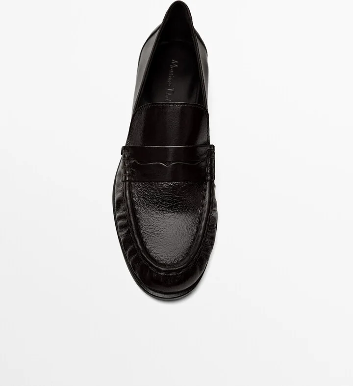 Gathered Penny Loafers - Image 5