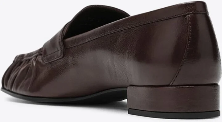 Gathered Penny Loafers - Image 2