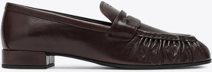Gathered Penny Loafers