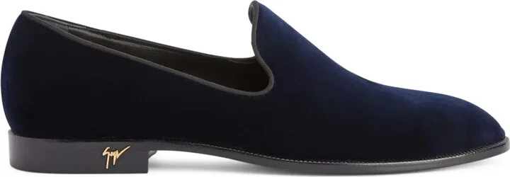 Gatien velvet-effect loafers
