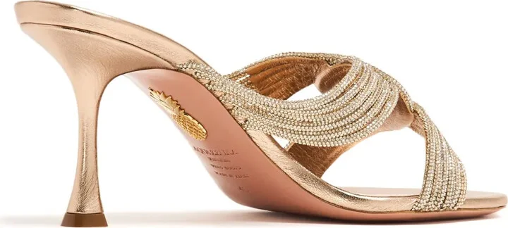 Gatsby 75mm embellished mules - Image 3