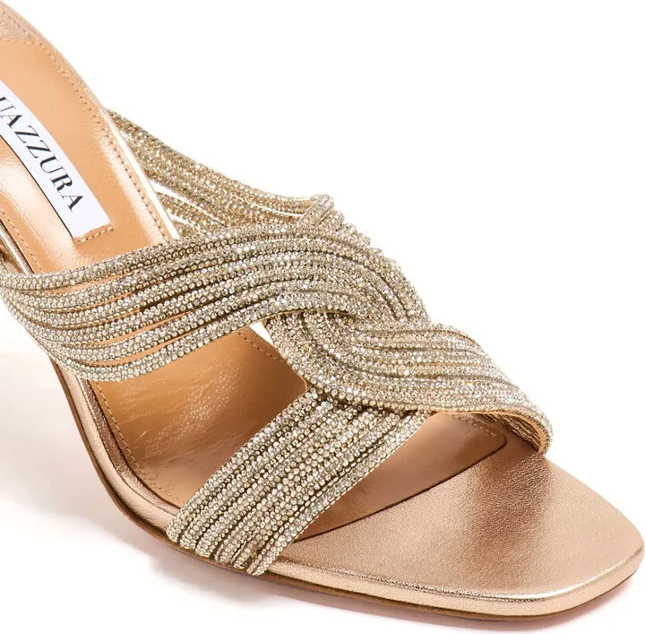 Gatsby 75mm embellished mules - Image 4