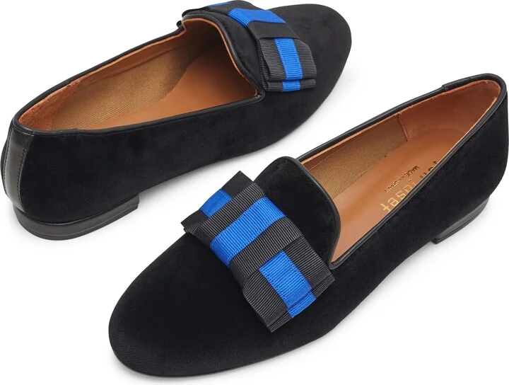 Gatsby Bow Velvet Venetian Loafer - Image 5