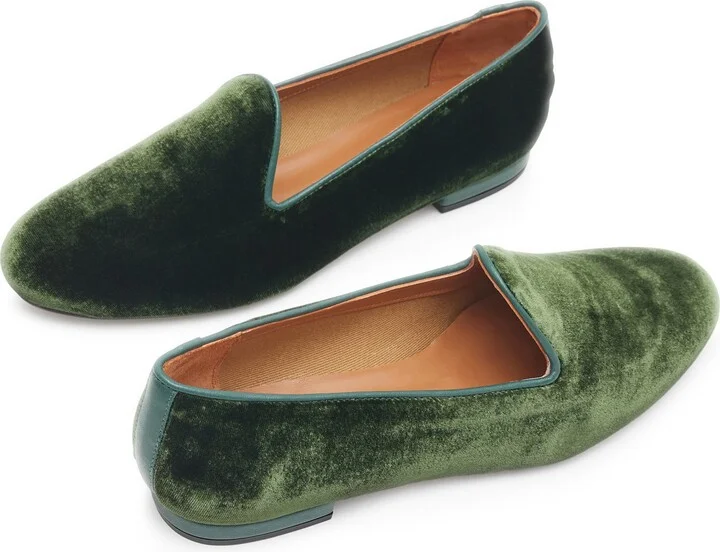 Gatsby Bow Velvet Venetian Loafer - Image 5