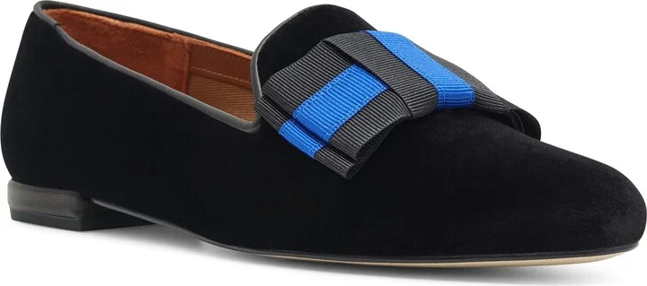 Gatsby Bow Velvet Venetian Loafer