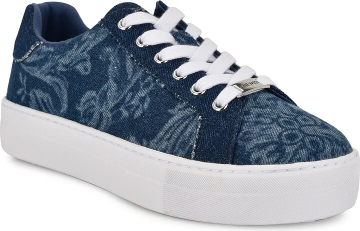DARK BLUE DENIM FLORAL MULTI