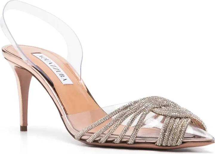 Gatsby Plexi Sling 75mm pumps - Image 2