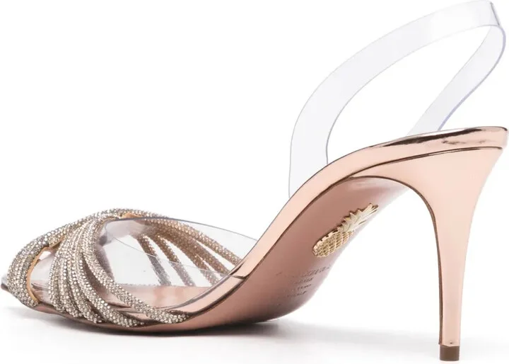 Gatsby Plexi Sling 75mm pumps - Image 3
