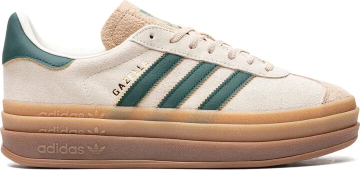 Gazelle Bold "Cream Collegiate/Green" sneakers
