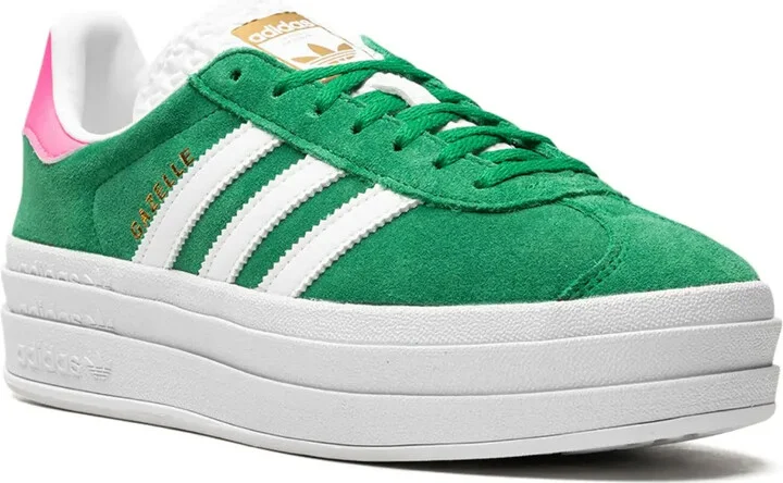 Gazelle Bold "Green/Lucid Pink" sneakers - Image 2