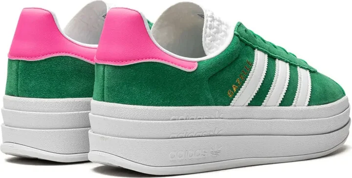 Gazelle Bold "Green/Lucid Pink" sneakers - Image 3
