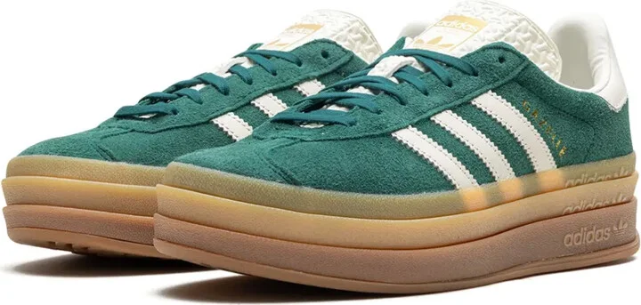 Gazelle Bold "Green / White / Gold" sneakers - Image 4