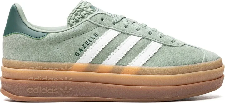 Gazelle Bold "Silver Green Gum" sneakers
