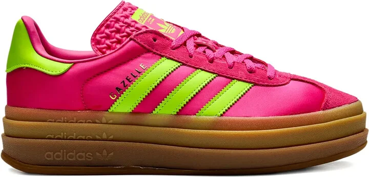 Gazelle Bold "Slime/Fuchsia" sneakers