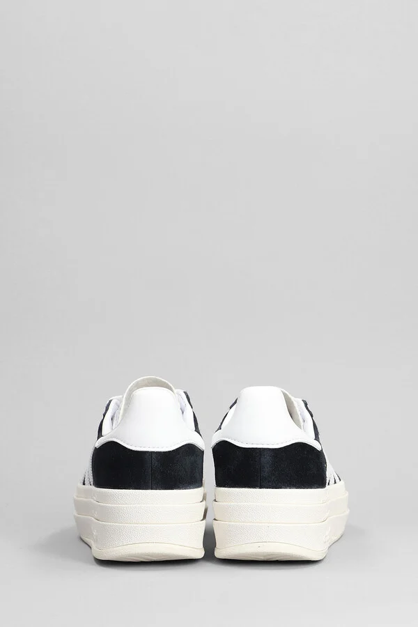 Gazelle Bold Sneakers In Black Suede - Image 4
