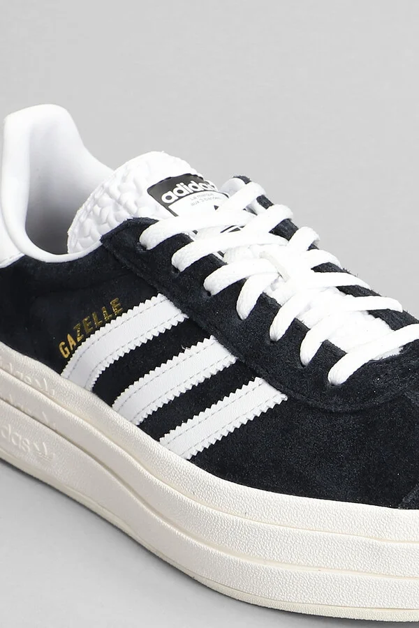 Gazelle Bold Sneakers In Black Suede - Image 5