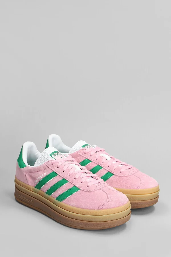 Gazelle Bold Sneakers In Rose-pink Suede - Image 2