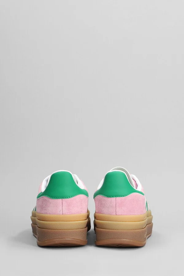 Gazelle Bold Sneakers In Rose-pink Suede - Image 4