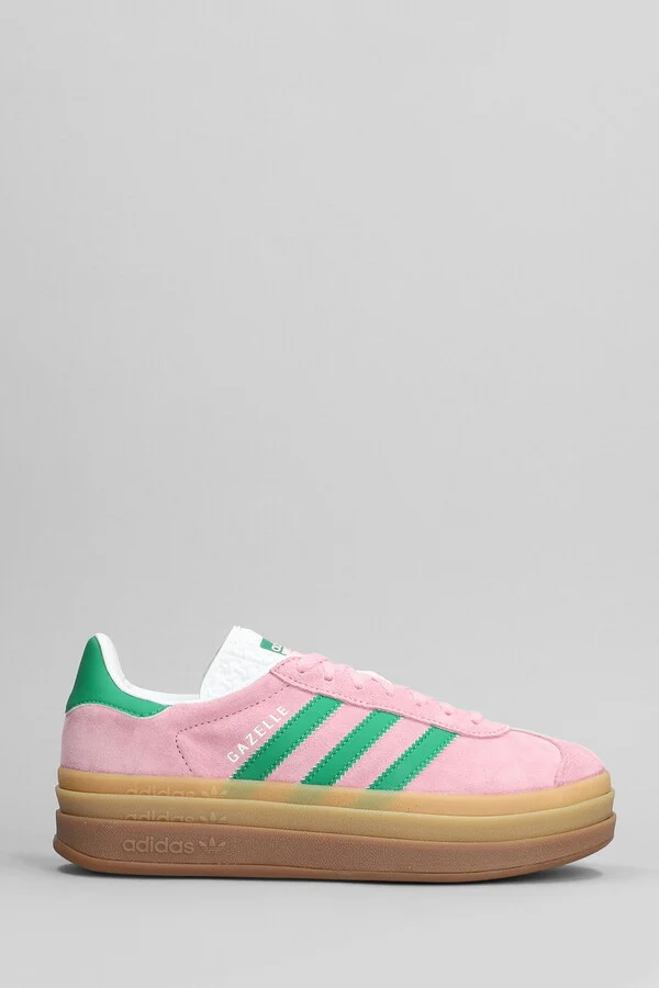 Gazelle Bold Sneakers In Rose-pink Suede