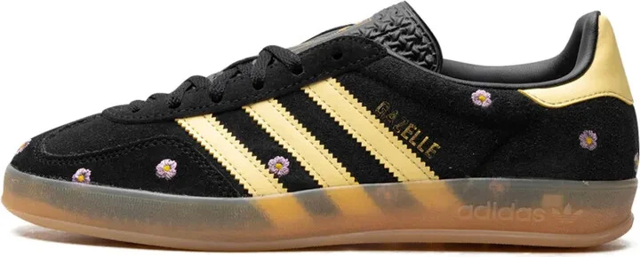 Gazelle Indoor "Core Black/Almost Yellow/Floral" sneakers - Image 5