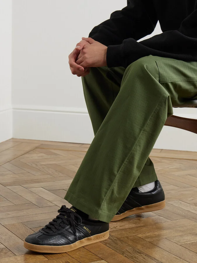 Gazelle Indoor Leather Sneakers - Image 2
