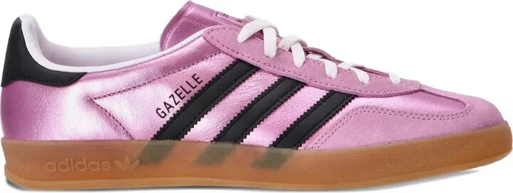 Gazelle Indoor metallic leather sneakers
