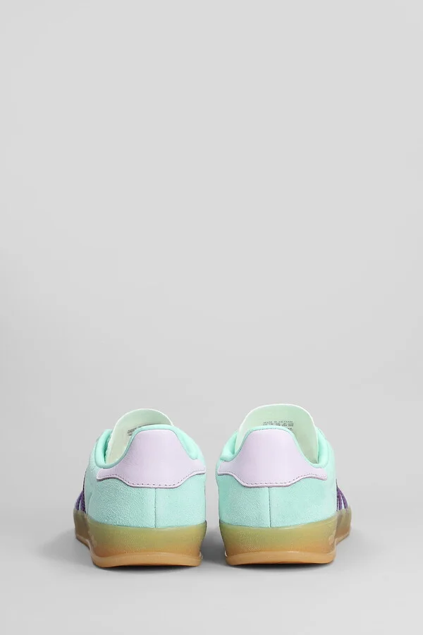 Gazelle Indoor Sneakers In Green Suede - Image 4