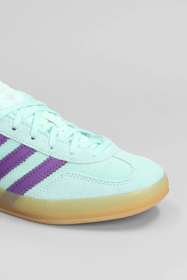 Gazelle Indoor Sneakers In Green Suede - Image 5