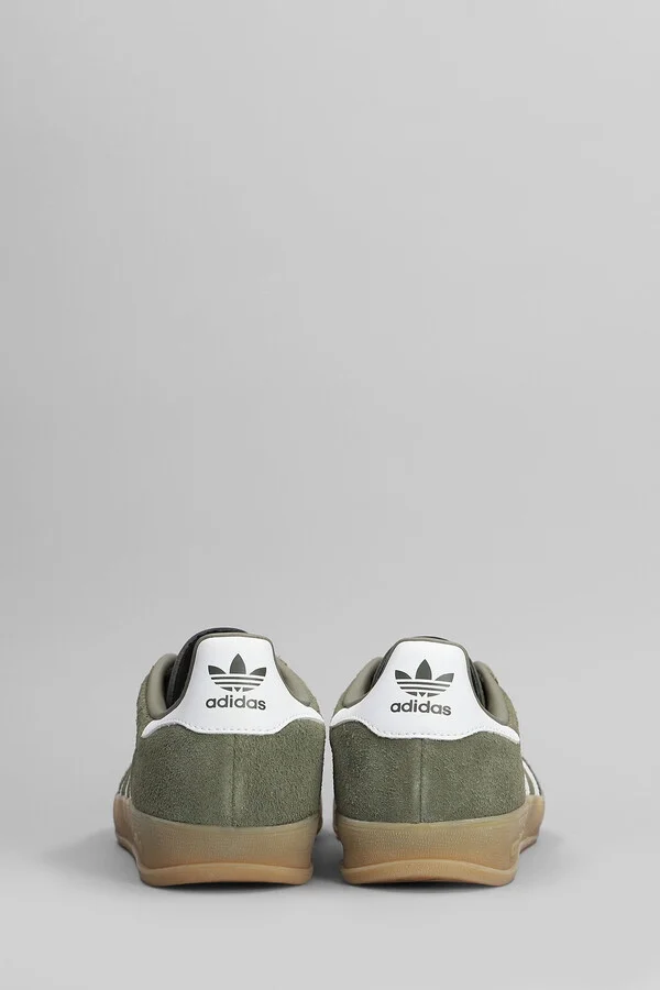 Gazelle Indoor Sneakers In Green Suede - Image 4