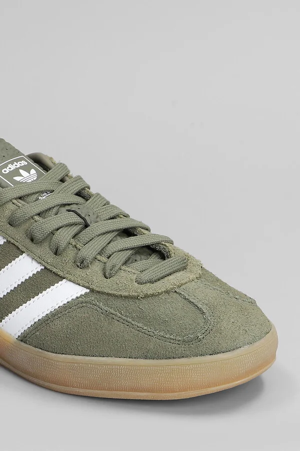 Gazelle Indoor Sneakers In Green Suede - Image 5