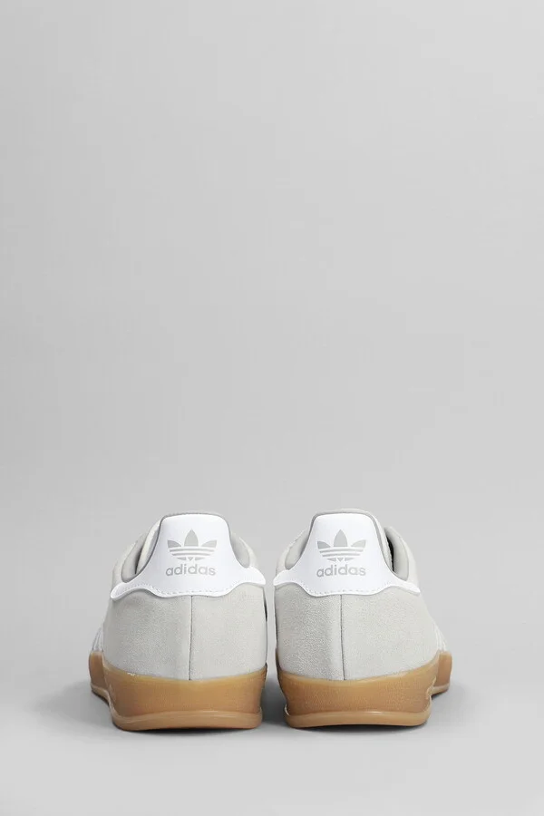 Gazelle Indoor Sneakers In Grey Suede - Image 4