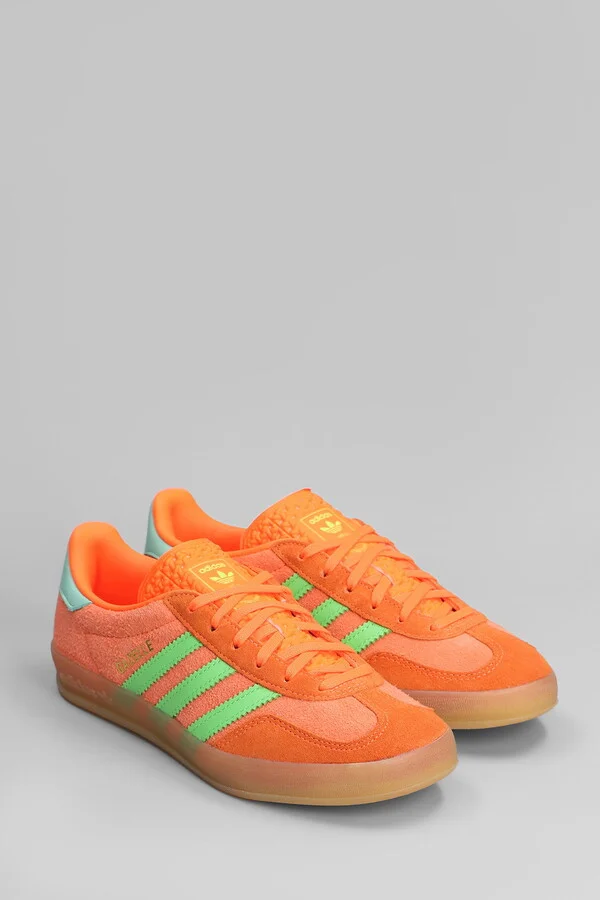 Gazelle Indoor Sneakers In Orange Suede - Image 2