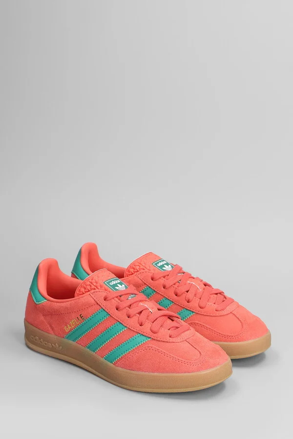 Gazelle Indoor Sneakers In Red Suede - Image 2