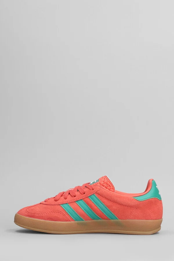 Gazelle Indoor Sneakers In Red Suede - Image 3