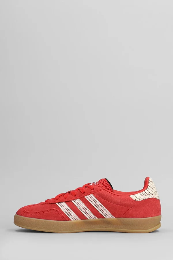 Gazelle Indoor Sneakers In Red Suede - Image 3