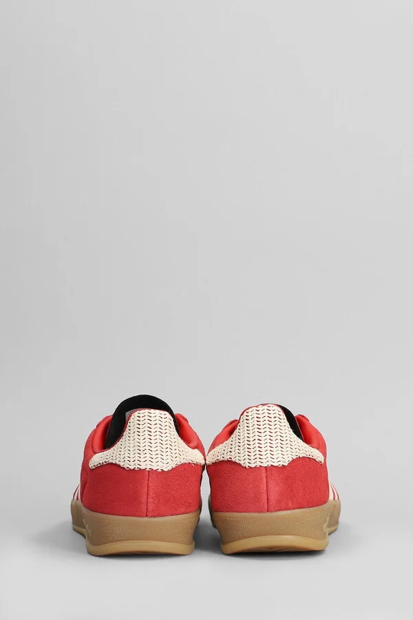 Gazelle Indoor Sneakers In Red Suede - Image 4